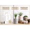 Our Family Wood Plaque with Easel and Hook Wall Tabletop Art - 6 inches x 9 inches